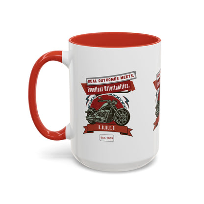 Personalized Motorcycle Accent Coffee Mug