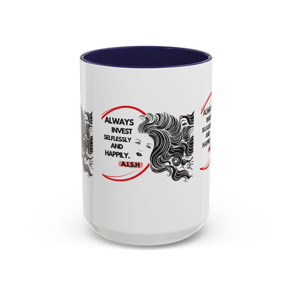 Personalized Inspirational Girl Accent Coffee Mug
