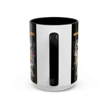 Personalized Initial Khan Accent Coffee Mug