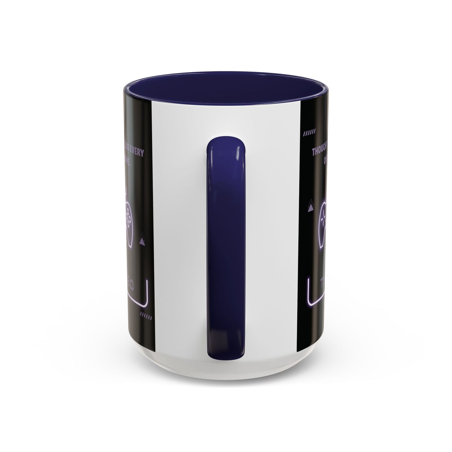 Personalized Initial Game Controller Accent Coffee Mug