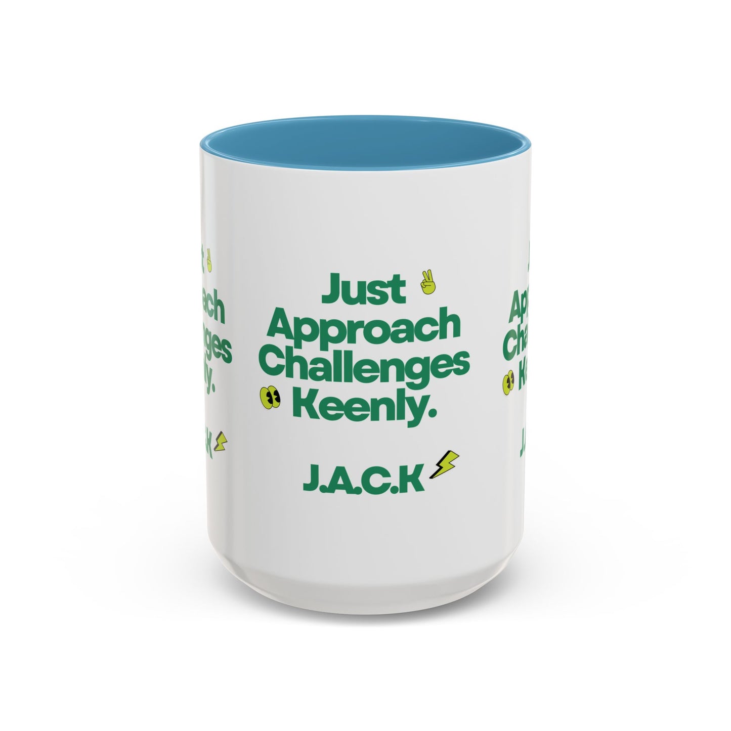 Personalized Simple Message Accent Coffee Mug