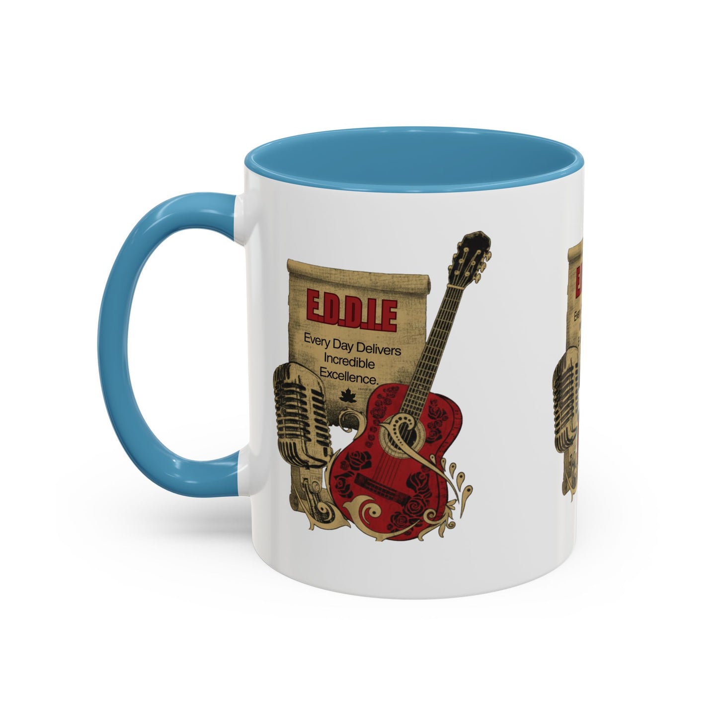 Personalized Guitar Accent Coffee Mug
