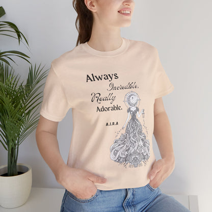 Personalized Cute Illustration black and white Graphic Tee