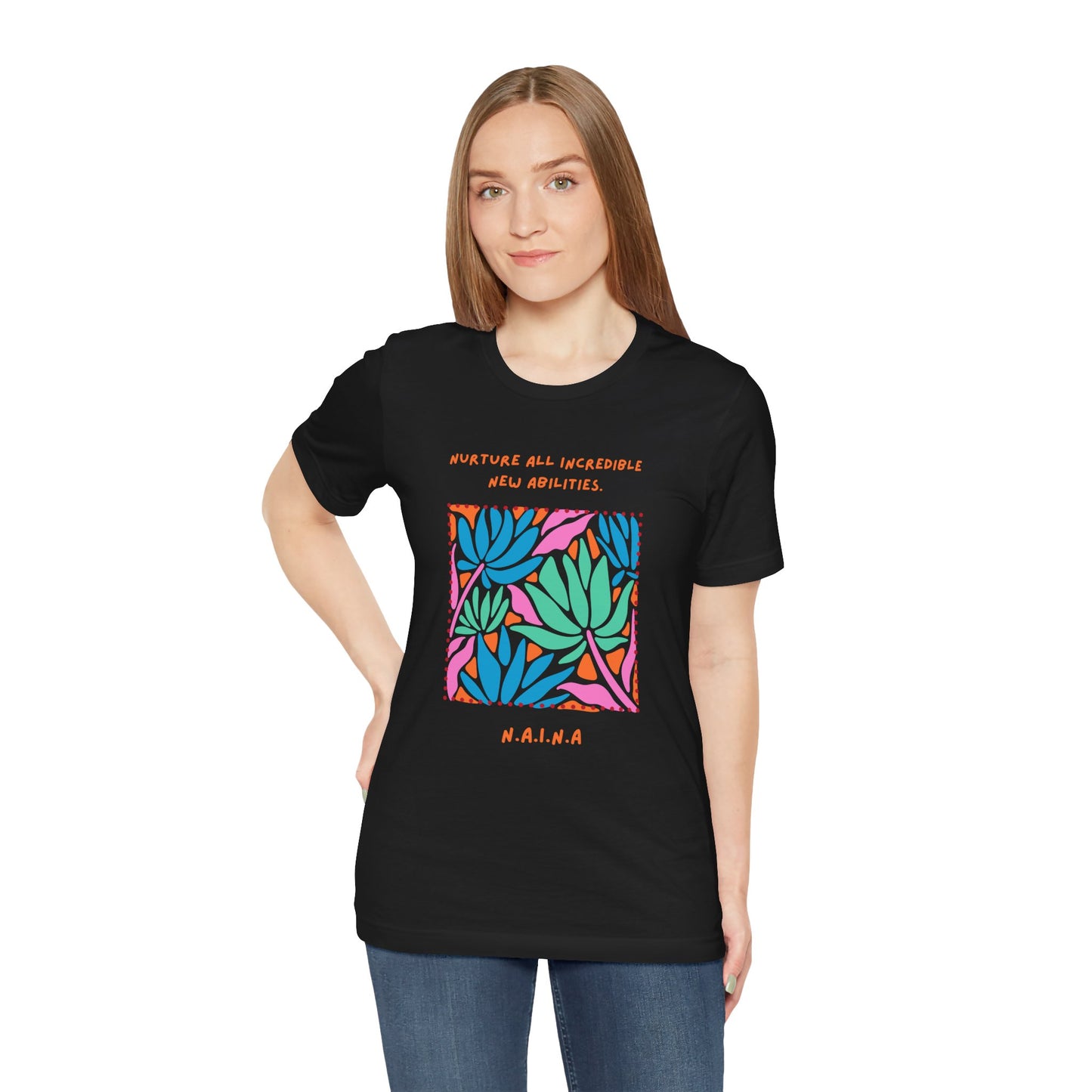 Personalized Floral Empowerment Tee
