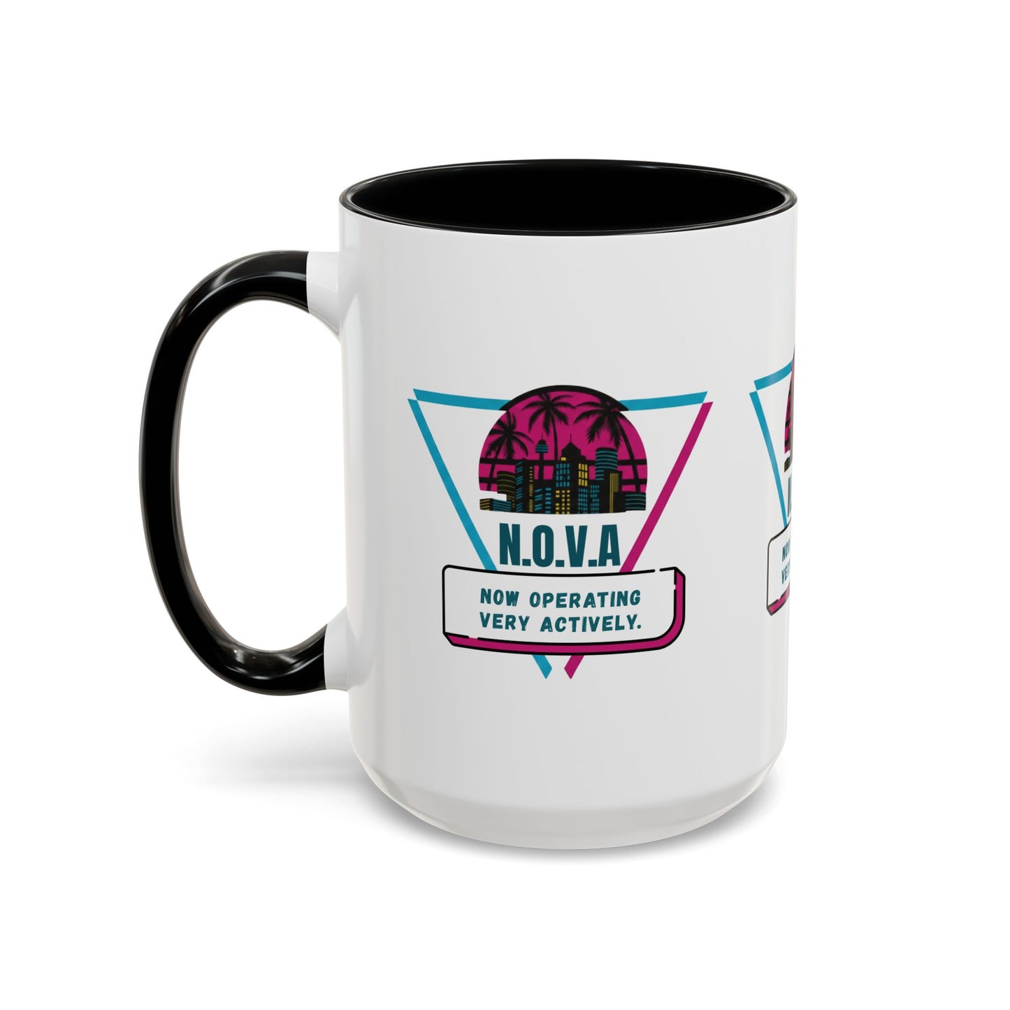 Personalized Building View Accent Coffee Mug