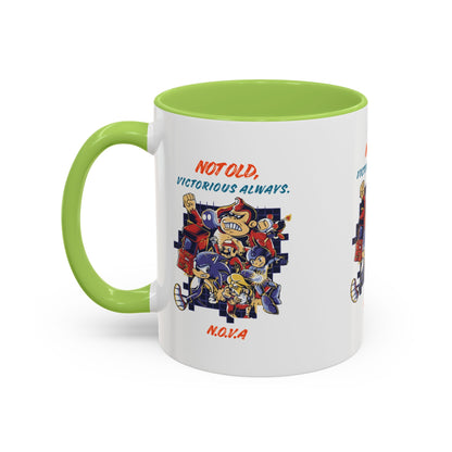 Personalized Victory Cartoon Accent Coffee Mug
