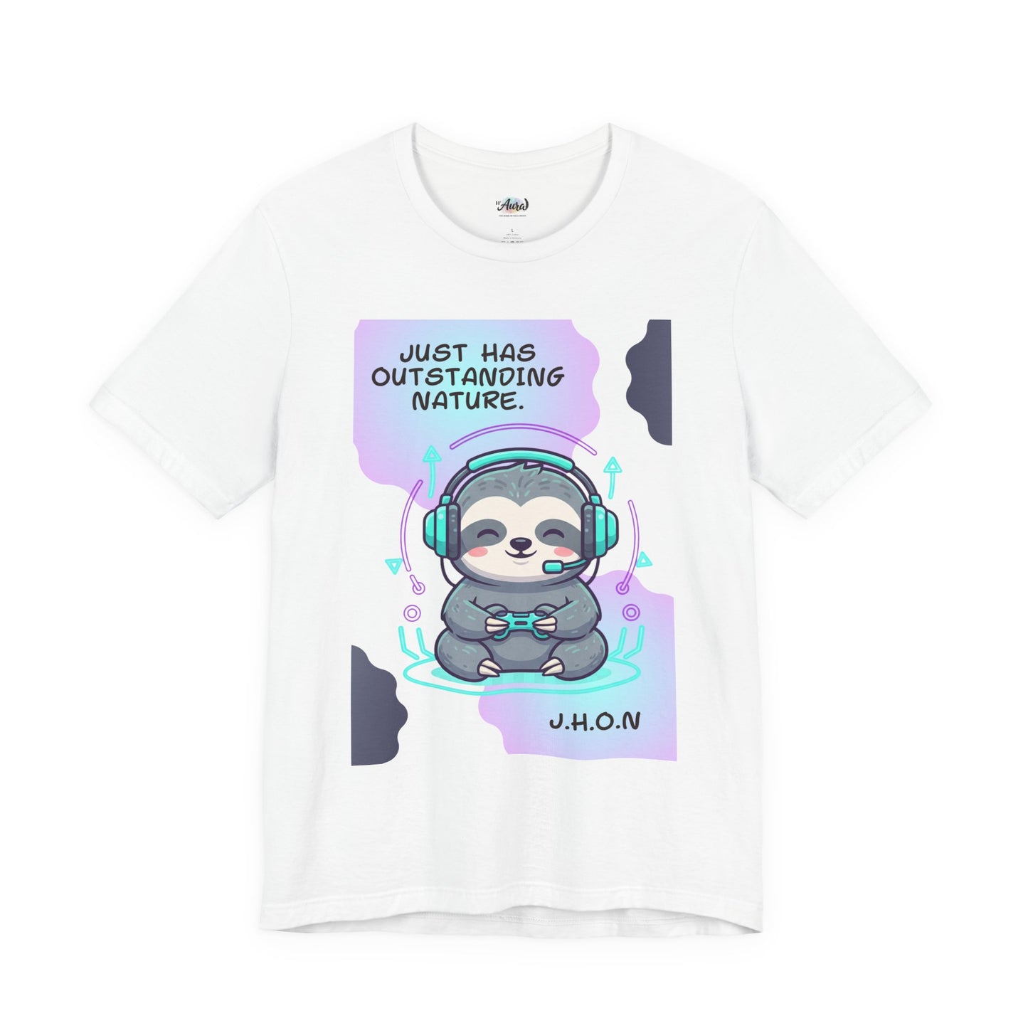 Personalized Sloth Gamer Tee