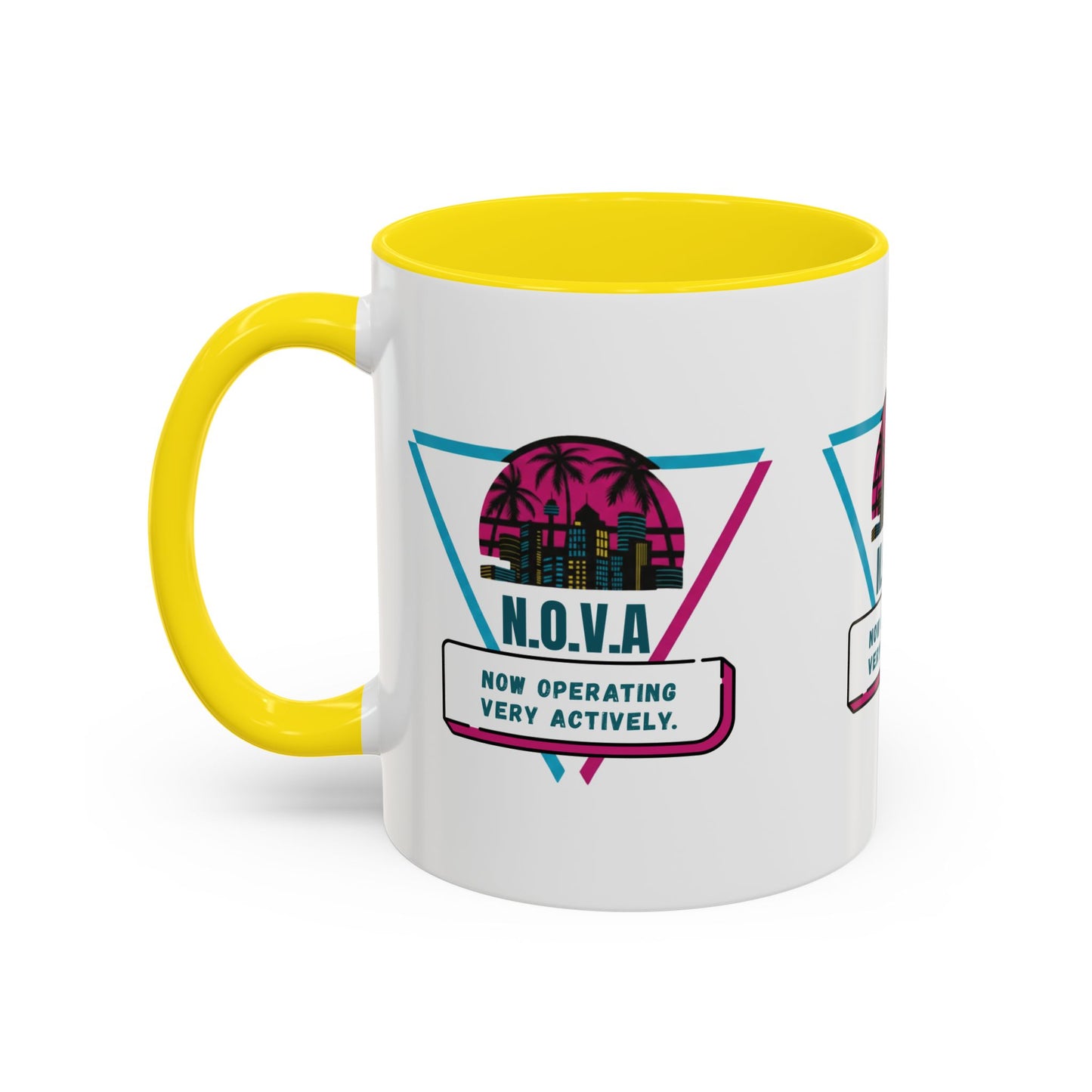 Personalized Building View Accent Coffee Mug