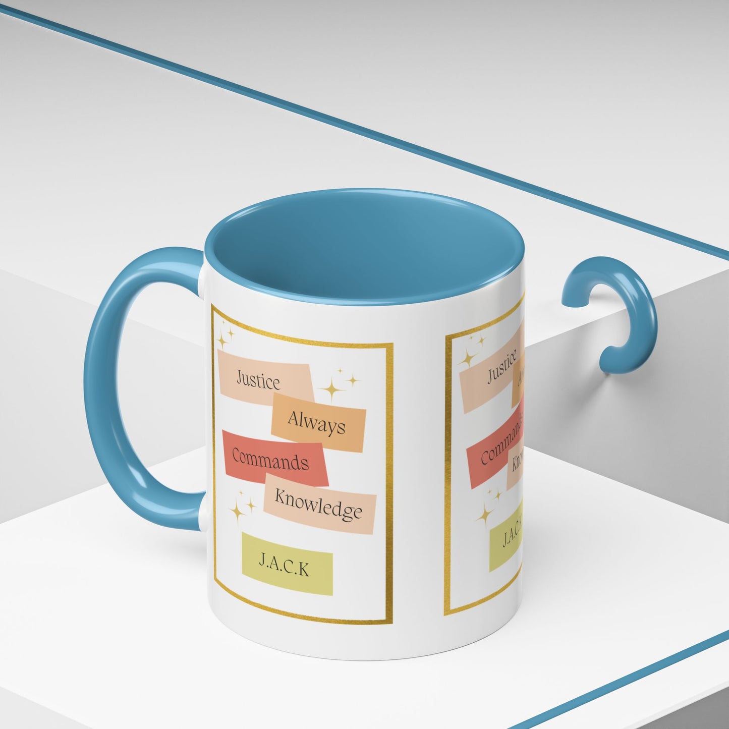 Personalized Inspirational Accent Coffee Mug