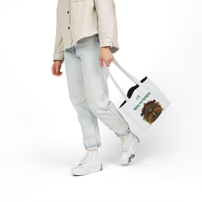 Personalized Initial Quote Eagle Wings Canvas Tote Custom Name