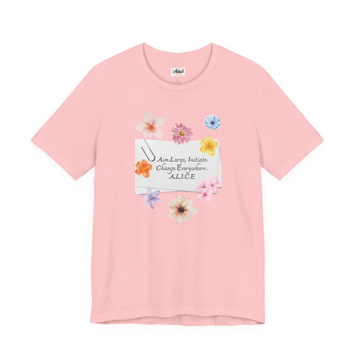 Personalized Floral Note Tee