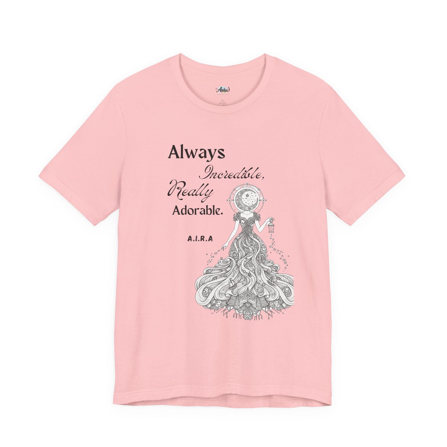 Personalized Cute Illustration black and white Graphic Tee