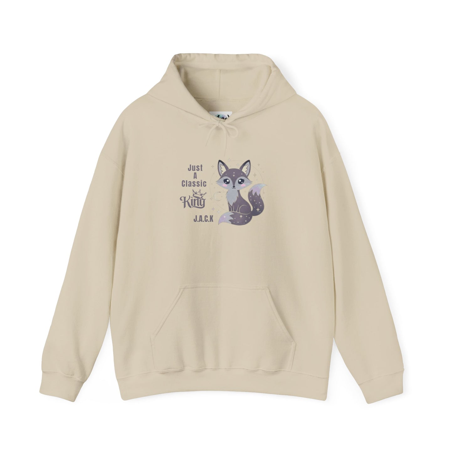 Personalized Fox King Hooded Sweatshirt
