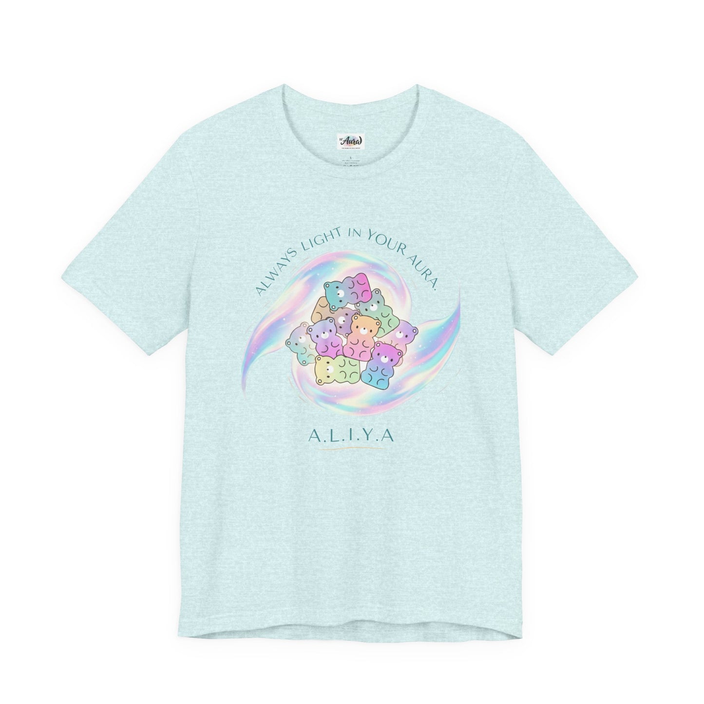 Personalized Pastel Teddy Heart Tee