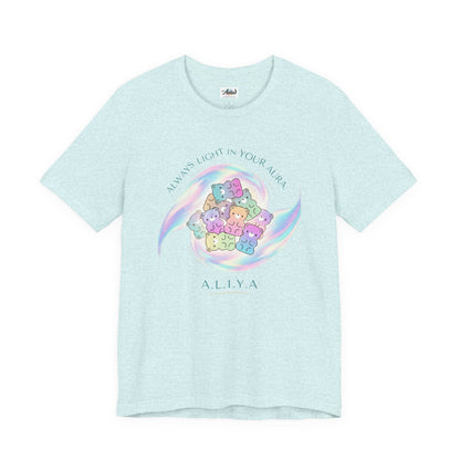 Personalized Pastel Teddy Heart Tee