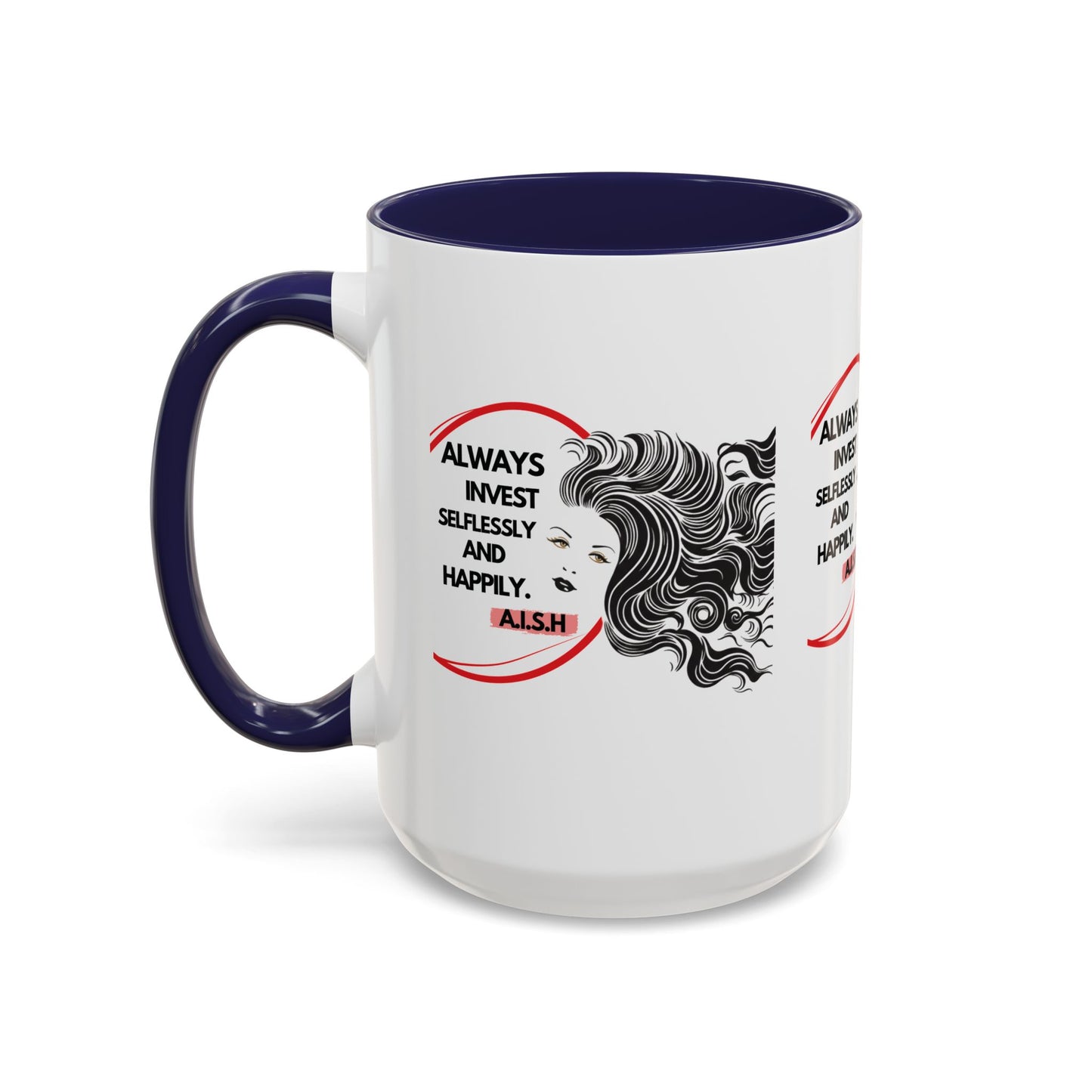 Personalized Inspirational Girl Accent Coffee Mug