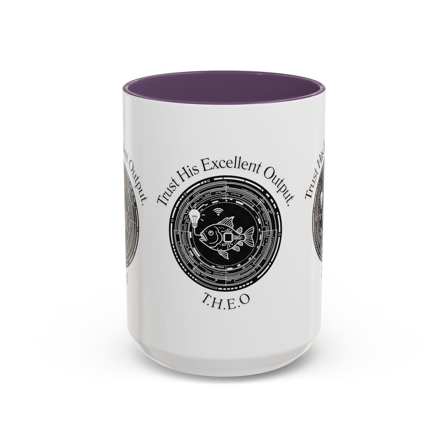 Personalized Spiritual Fish Accent Coffee Mug