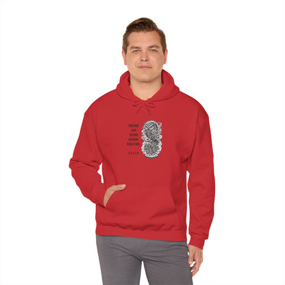 Personalized Owl Vision Graphic Hooded Sweatshirt