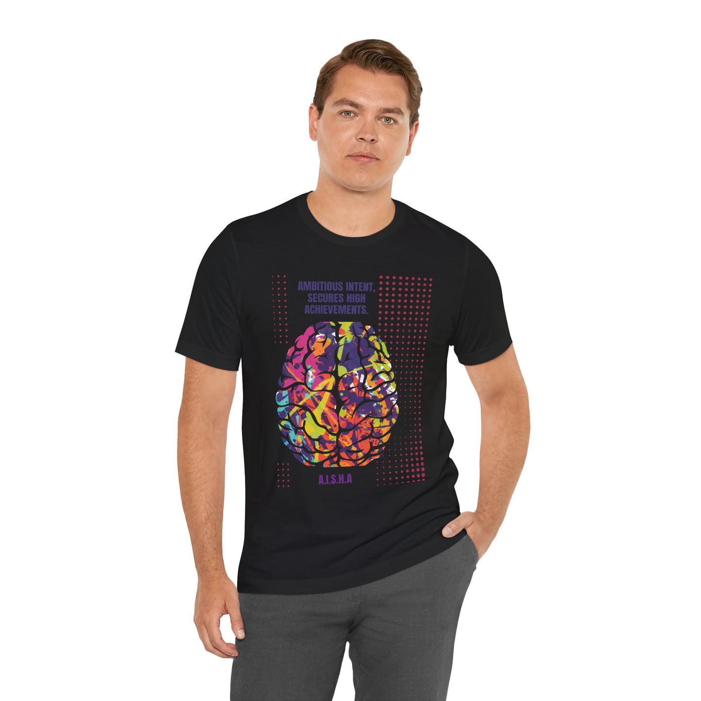 Personalized Motivational Brain Graphic Tee