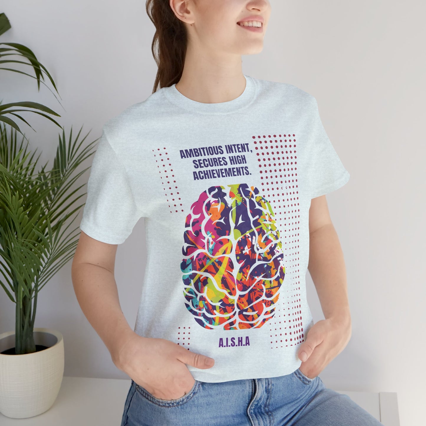 Personalized Motivational Brain Graphic Tee