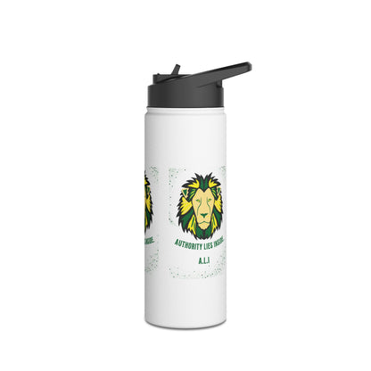 Personalized Initial Quote Lion Stainless Steel Water Bottle