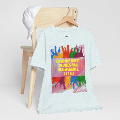 Personalized Colorful Motivational Graphic Tee