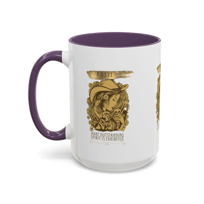 Personalized Golden Girl Accent Coffee Mug