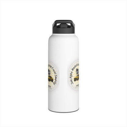 Personalized Initial Quote Horse Car Stainless Steel Water Bottle