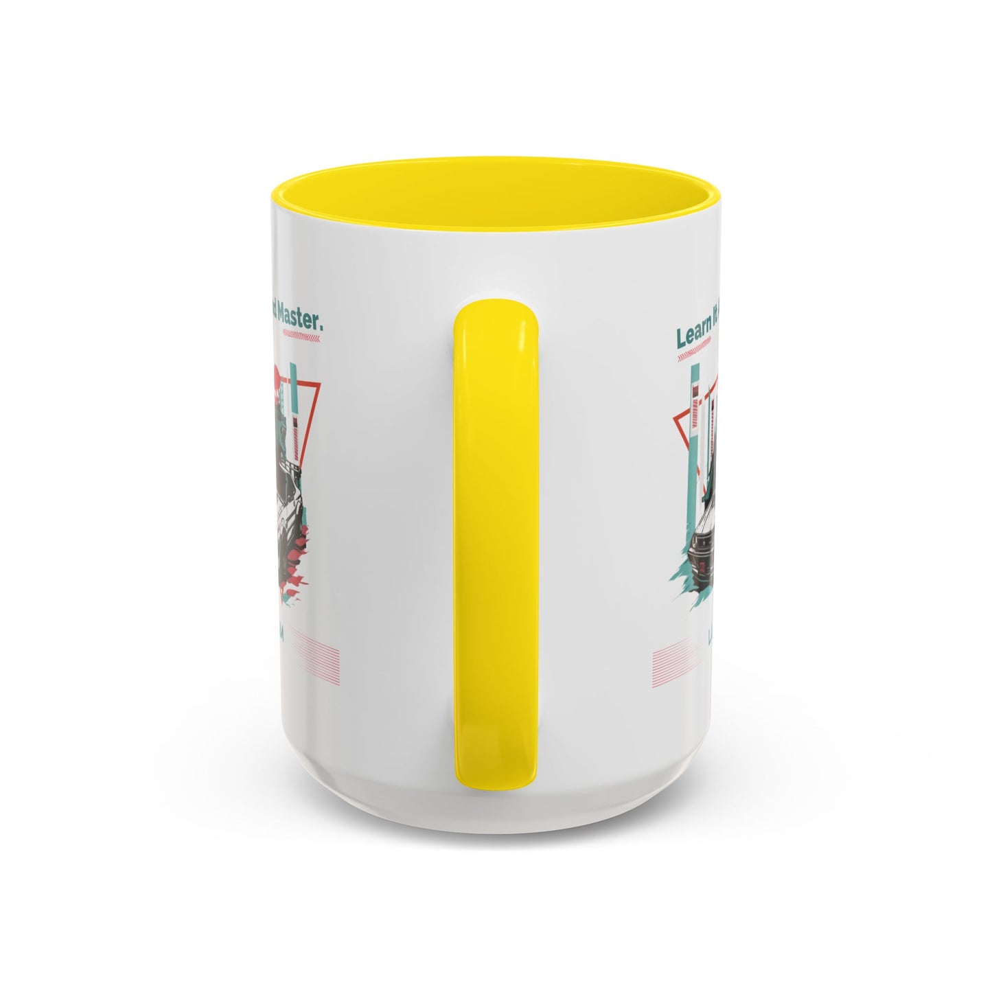 Personalized Retro Racing Accent Coffee Mug