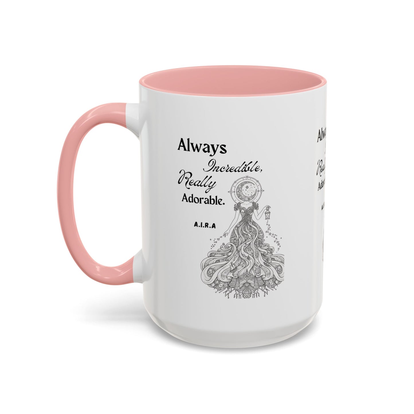 Personalized Girl With Light Accent Coffee Mug