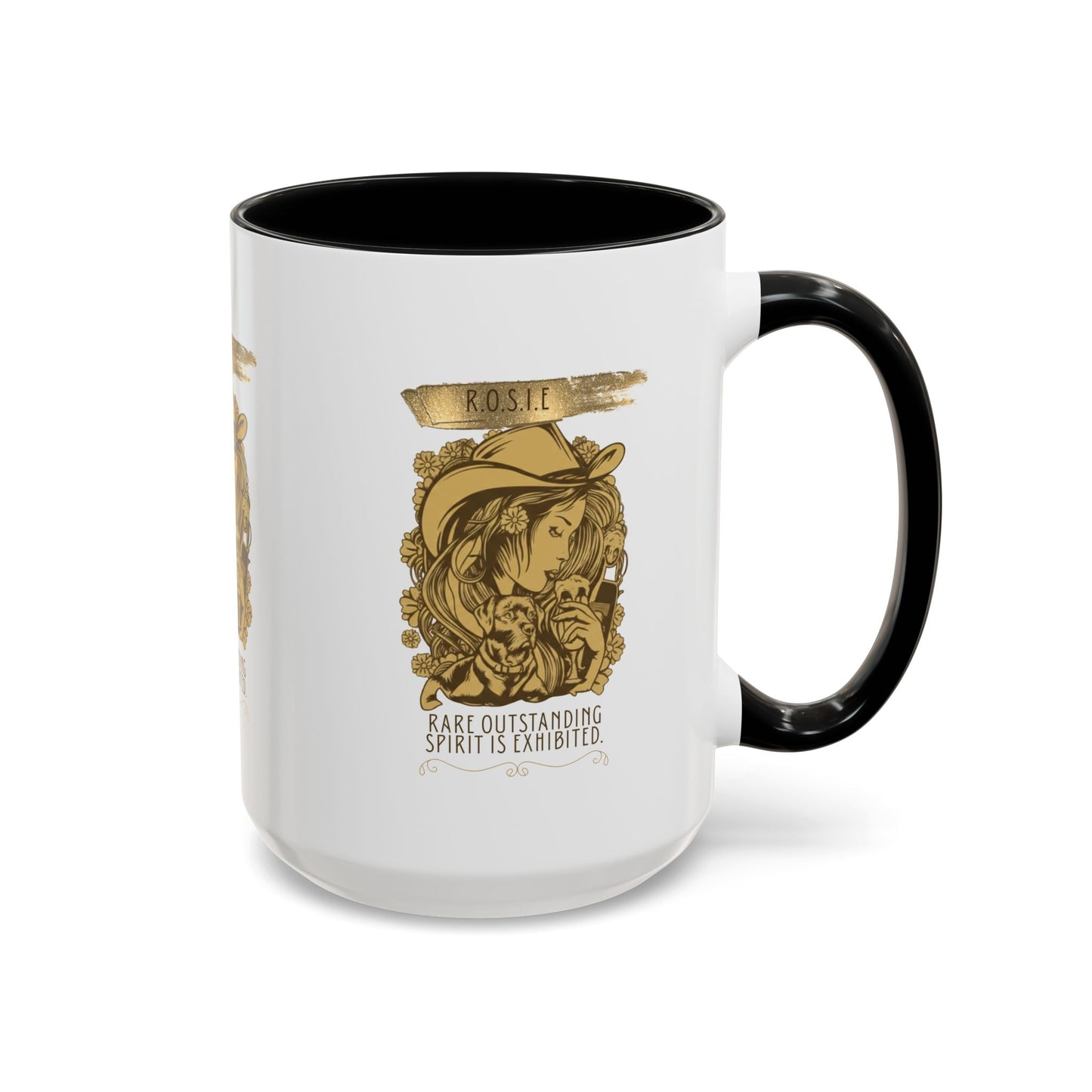 Personalized Golden Girl Accent Coffee Mug
