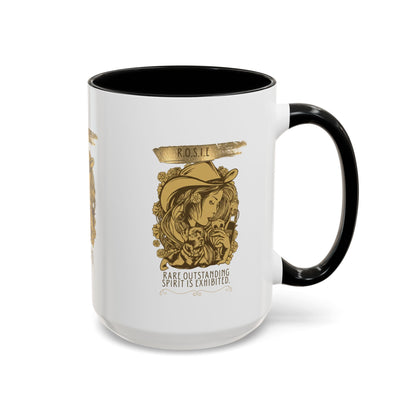 Personalized Golden Girl Accent Coffee Mug
