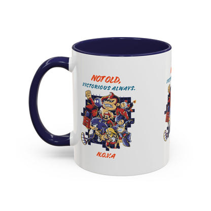 Personalized Victory Cartoon Accent Coffee Mug