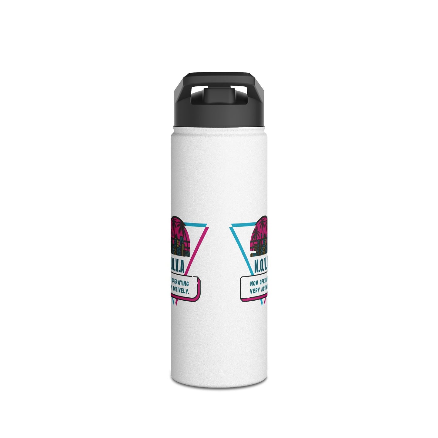 Personalized Initial Quote Building Stainless Steel Water Bottle