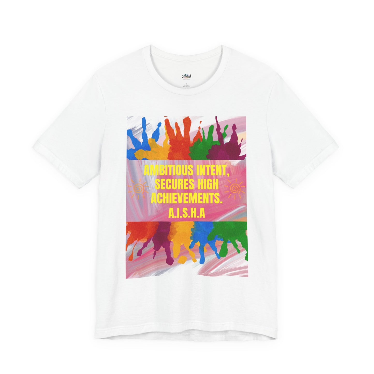 Personalized Colorful Motivational Graphic Tee