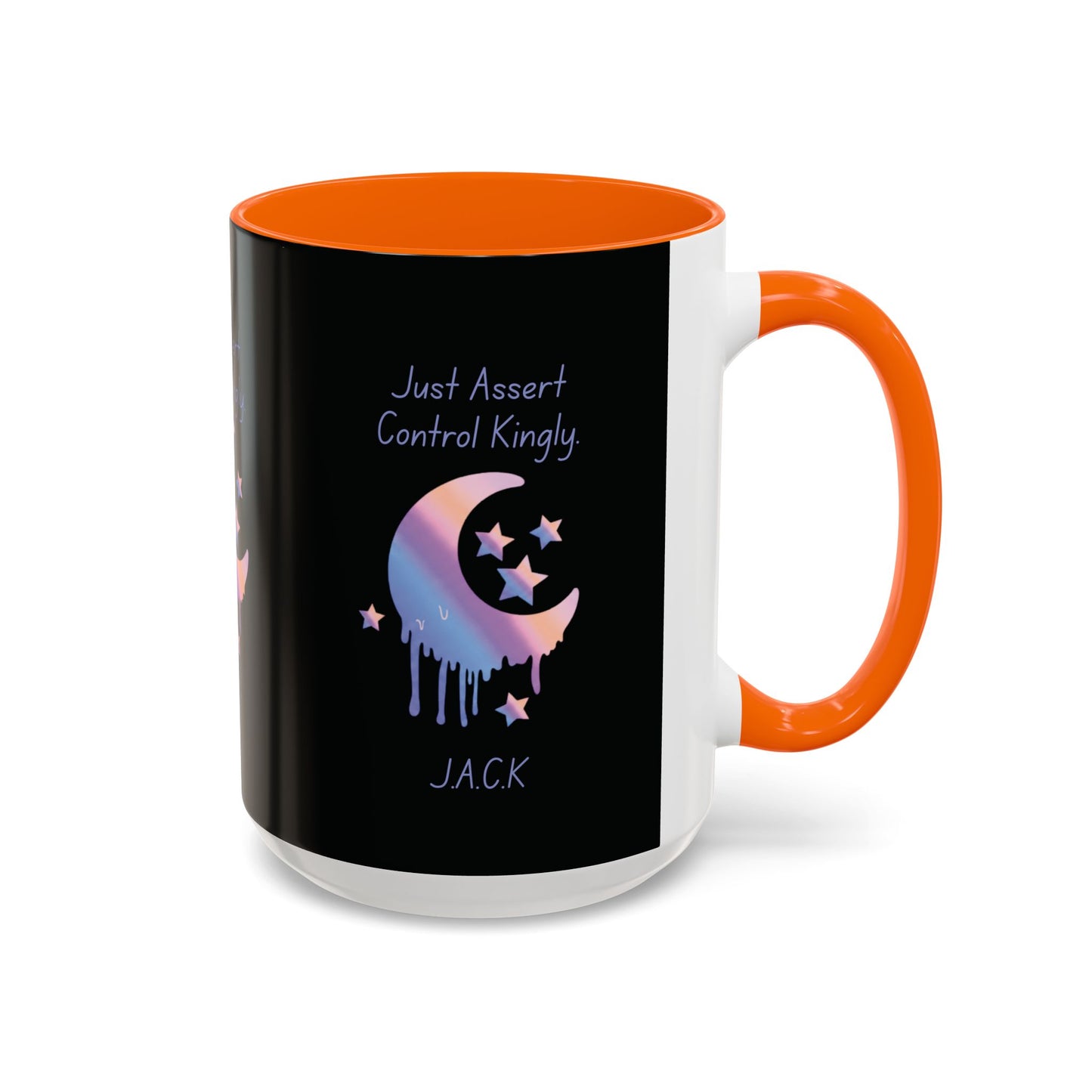 Personalized Moon Dripping Accent Coffee Mug