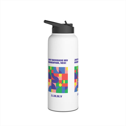 Personalized Initial Quote Colorful Momentum Stainless Steel Water Bottle