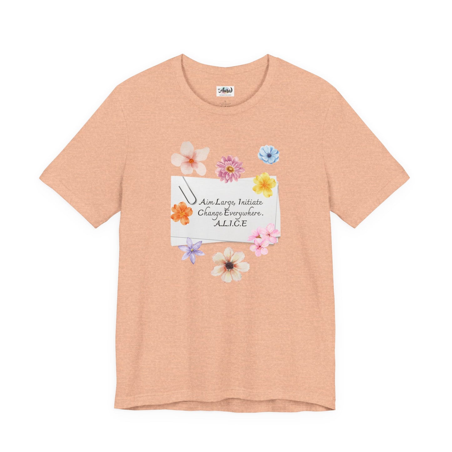 Personalized Floral Note Tee