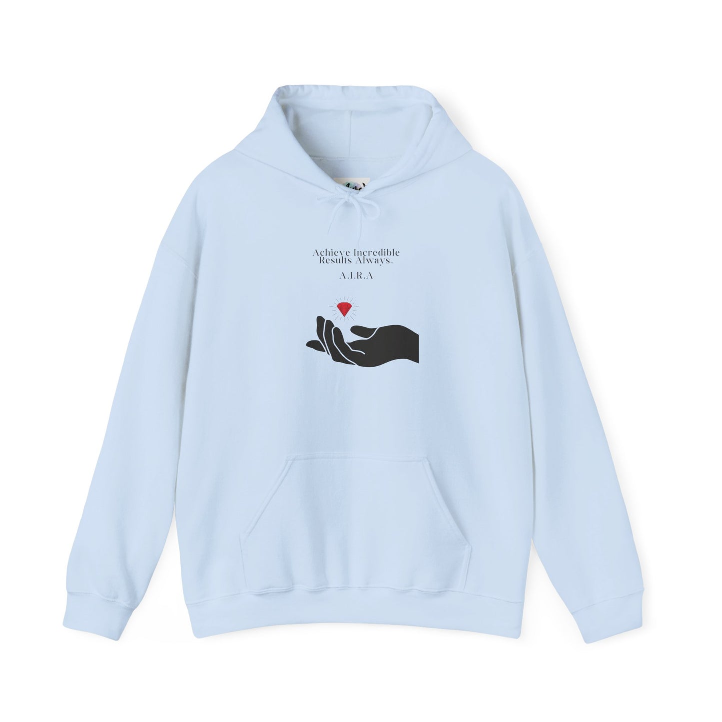 Personalized Hand and Gem Hooded Sweatshirt