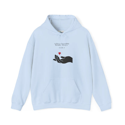 Personalized Hand and Gem Hooded Sweatshirt