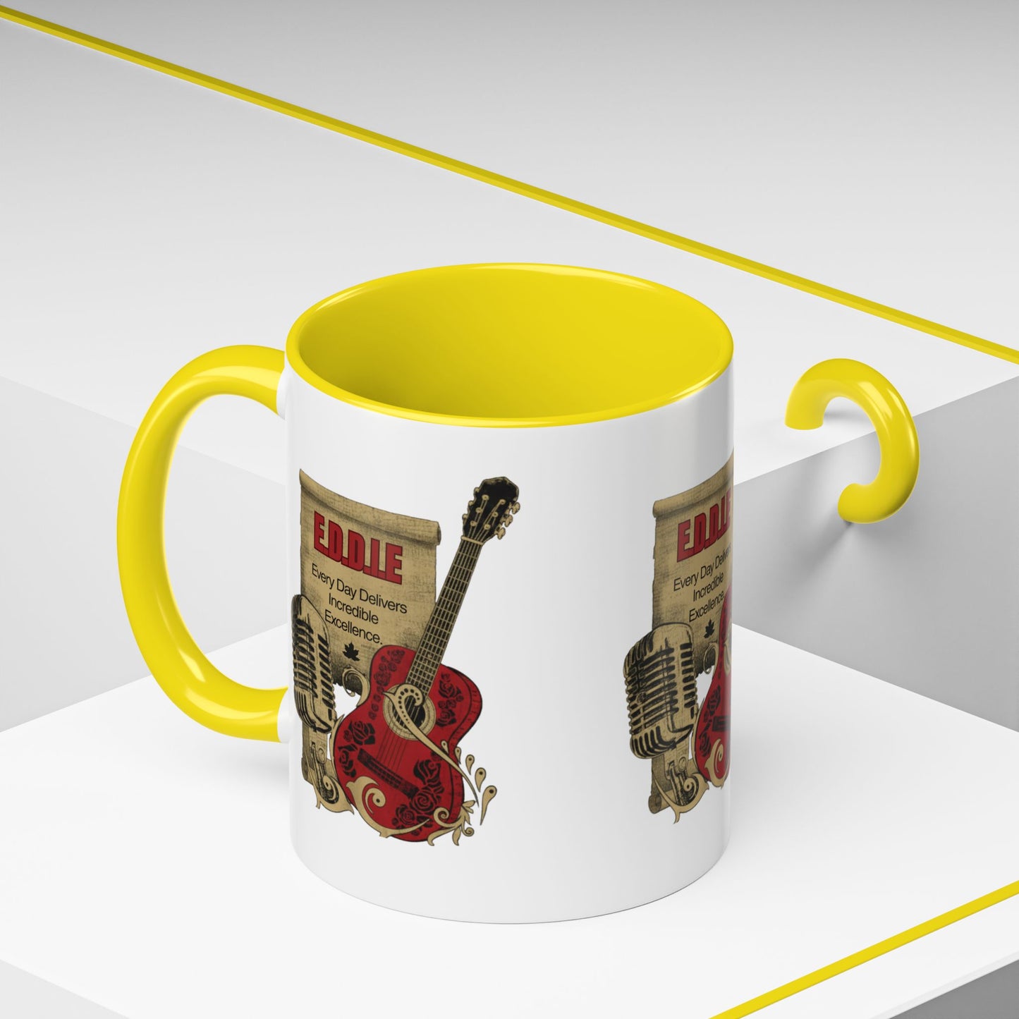 Personalized Guitar Accent Coffee Mug