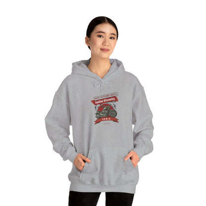 Personalized Motorcycle Graphic Hooded Sweatshirt