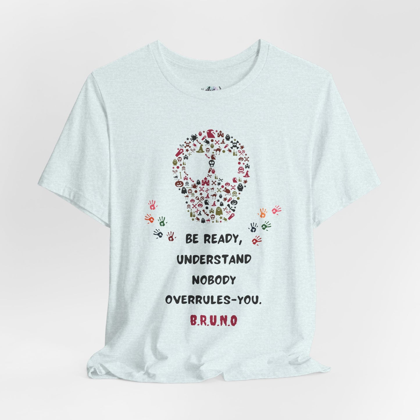 Personalized Peace Floral  and Skull Tee