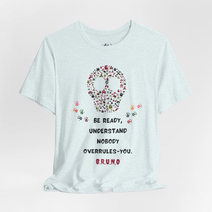Personalized Peace Floral  and Skull Tee
