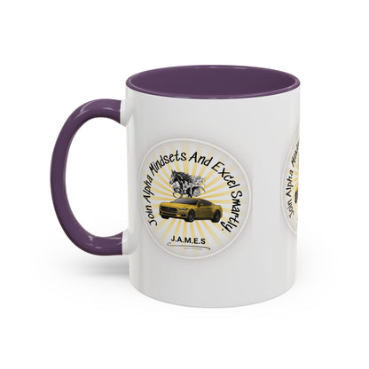 Personalized Car with Horse Accent Coffee Mug