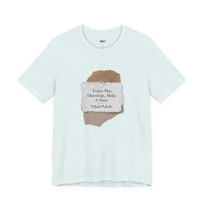 Personalized Torn Paper Motive Tee