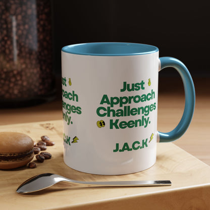 Personalized Simple Message Accent Coffee Mug