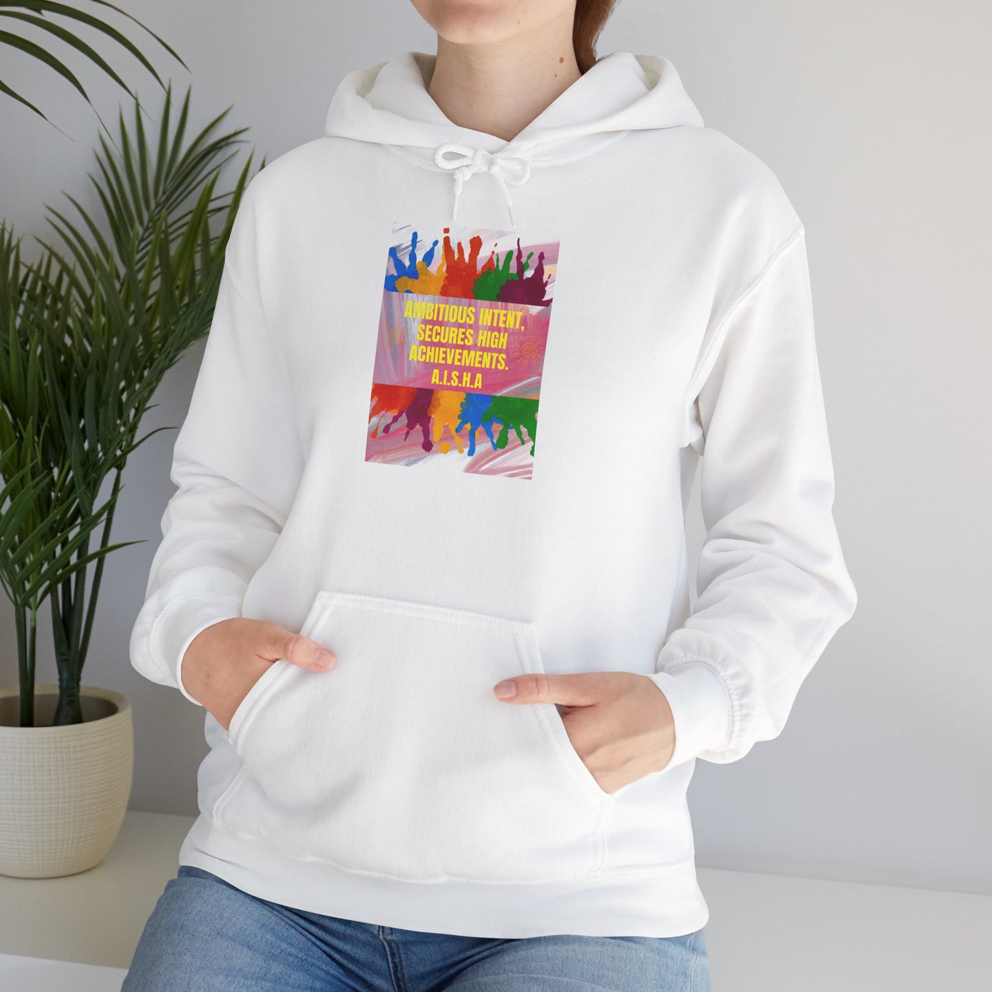 Personalized Motivational Graphic Hooded Sweatshirt