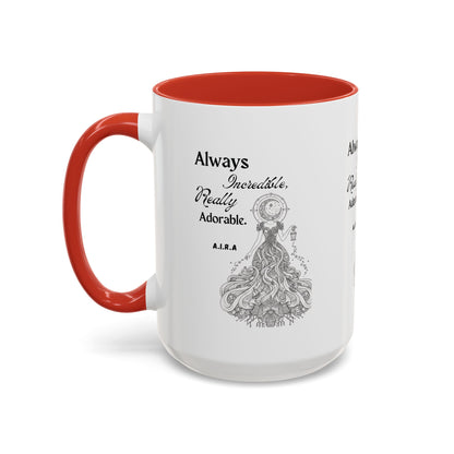 Personalized Girl With Light Accent Coffee Mug