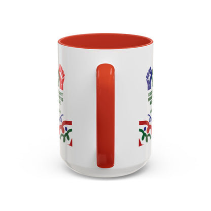 Personalized Initial Victory Accent Coffee Mug